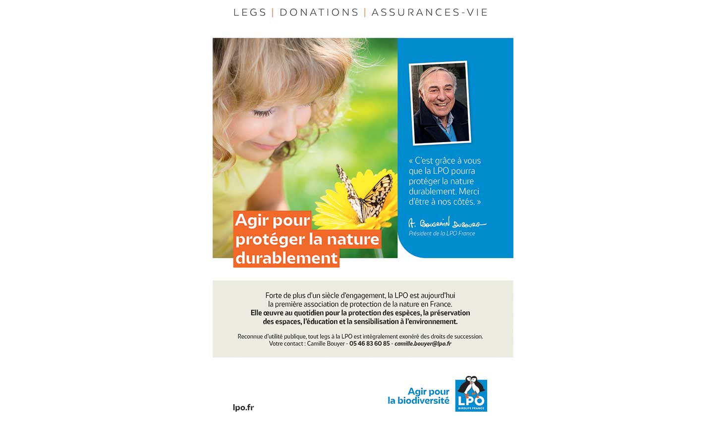LPO (Ligue pour la Protection des Oiseaux) - Le Guide des dons, legs et  donations France