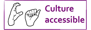 Logo Culture accessible fournisseur de musée